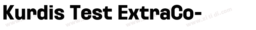 Kurdis Test ExtraCo字体转换